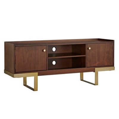 Luther Wide TV Stand for TVs up to 50" Walnut Finish - angelo:HOME
