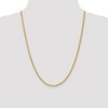 Black Bow Jewelry 3mm, 14k Yellow Gold, Flat Wheat Chain Necklace - 2 of 4