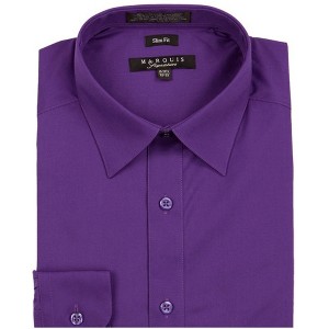 Marquis Men's Long Sleeve SLIM FIT Dress Shirt - 1 of 4