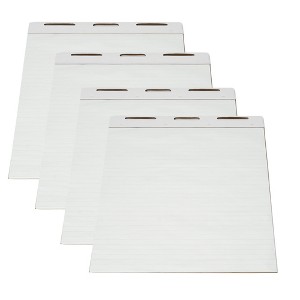 School Smart Ruled Easel Pad Paper, 34 x 27 Inches, 50 Sheets Each, Pack of 4 - 1 of 4