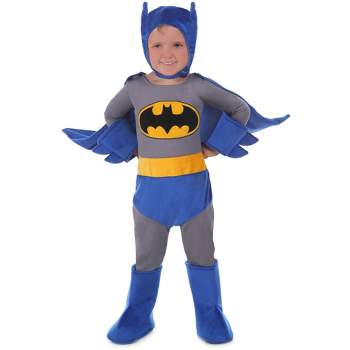Costume Batman Bambino 7-8 Anni con Muscoli 128 cm con Copricapo e Mantello  Deluxe Taglia L Originale DC 702362 Rubie's