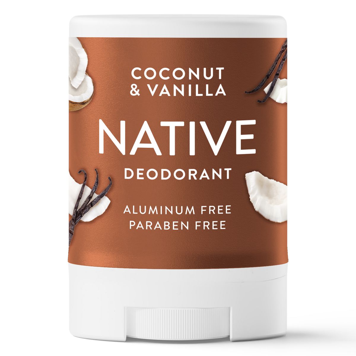 Native Aluminum Free Travel Size Mini Deodorant - Coconut & Vanilla - 0.5 oz