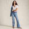 Lands' End Women's Soft Denim High Rise Classic Flare Jeans - 4 of 4