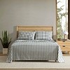 Eddie Bauer Queen Preston Check Sheet Set Green - 2 of 4