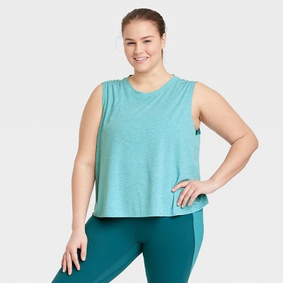 Women's Active Cropped Cinch Crop Tank Top - All in Motion™