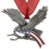 Gloria Duchin Eagle with Flag Tree Ornament - 2 of 3