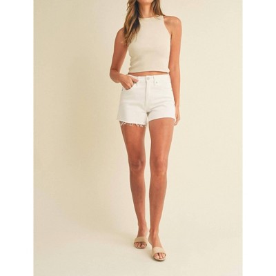 Women's High Rise Fringe Short - JBD.
