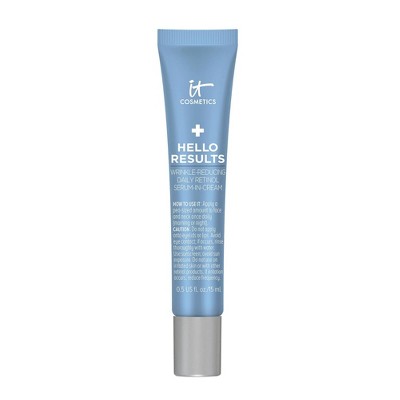 IT Cosmetics Hello Results Wrinkle-Reducing Daily Retinol Serum-in-Cream - 0.5oz - Ulta Beauty