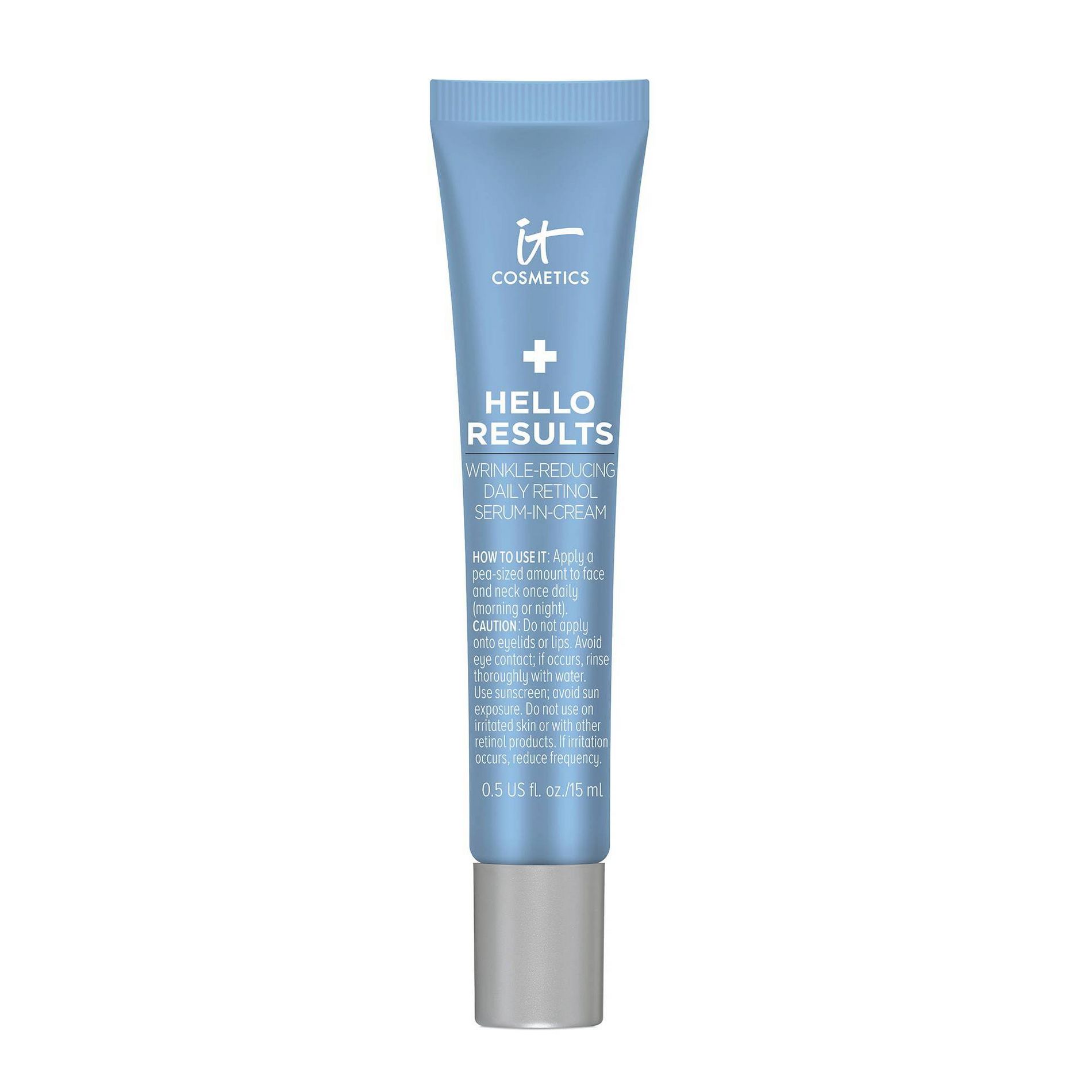IT Cosmetics Hello Results Wrinkle-Reducing Daily Retinol Serum-in-Cream - 0.5 fl oz - Ulta Beauty
