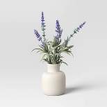 Lavender Artificial Plant Arrangement in Pot - Threshold™