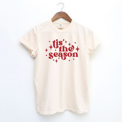 Simply Sage Market Whimsical Tis The Season Short Sleeve Garment Dyed Tee