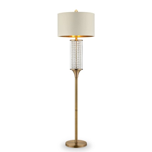 Possini Euro Design Luxe Italian Style Floor Lamp 64 Tall Gold