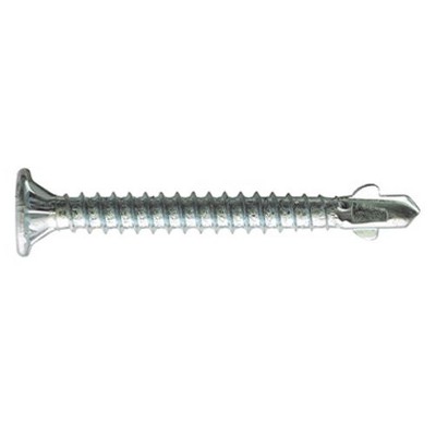 SENCO 08G162CTWFWS 1-5/8 in. #8 Clear Zinc Wood to Steel Screws (1,000-Pack)