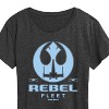 Women's - Star Wars - Rebel Fleet Flight Patch Short Sleeve Graphic T-Shirt - 2 of 4