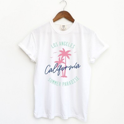 Simply Sage Market Women's LA Paradise Short Sleeve Garment Dyed Tee