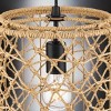 Urban Ambiance Luxury Bohemian Indoor Pendant,  13''H x 10"W x 10''D,  Matte Black Finish, UHP4501 - 4 of 4