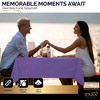 Plastic Tablecloth Disposable, Tablecloths for Rectangle Tables 54 inch. x 108 inch. Fits Tables Up to 8 Feet, Table Cloth for Party - SparkSettings - 3 of 4