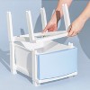 IRIS USA Plastic 4 Drawer Storage Cart, Organizer Unit for Bedroom, Closet, Kitchen, Bathroom, Laundry Room, Dorm - 2 of 4