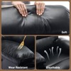 PU Leather Extra Wide Manual Recliner for Adults, 1.5X Sponge Comfort Arm and Back, for Living Room, Bedroom - 3 of 4