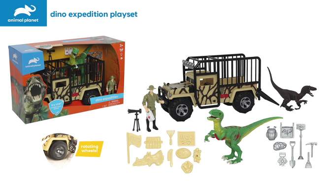 Animal Planet Dino Expedition Playset (Target Exclusive), 2 of 5, play video