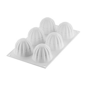 Silikomart "Supernova 105" Silicone Baking & Freezing Mold, 3.6 oz., 6 Cavities - 1 of 3