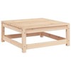 Footstool Solid pinewood, 100% polyester Standard vidaXL - 2 of 4