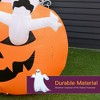 Polyester 6' Halloween Inflatable Outdoor Decoration Jack O' Lantern And Ghost, Inflatable Led Yard Decoration For Garden, Lawn - image 4 of 4