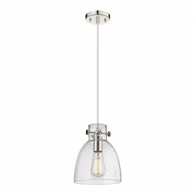 Newton Bell - 1 Light Pendant In Industrial Style-9.63 Inches Tall and 8 Inches Wide