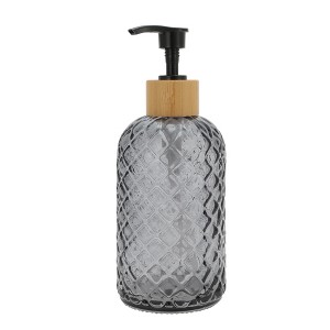 Unique Bargains Durable Cylinder Argyle Soap Dispenser 1 Pc - 1 of 4