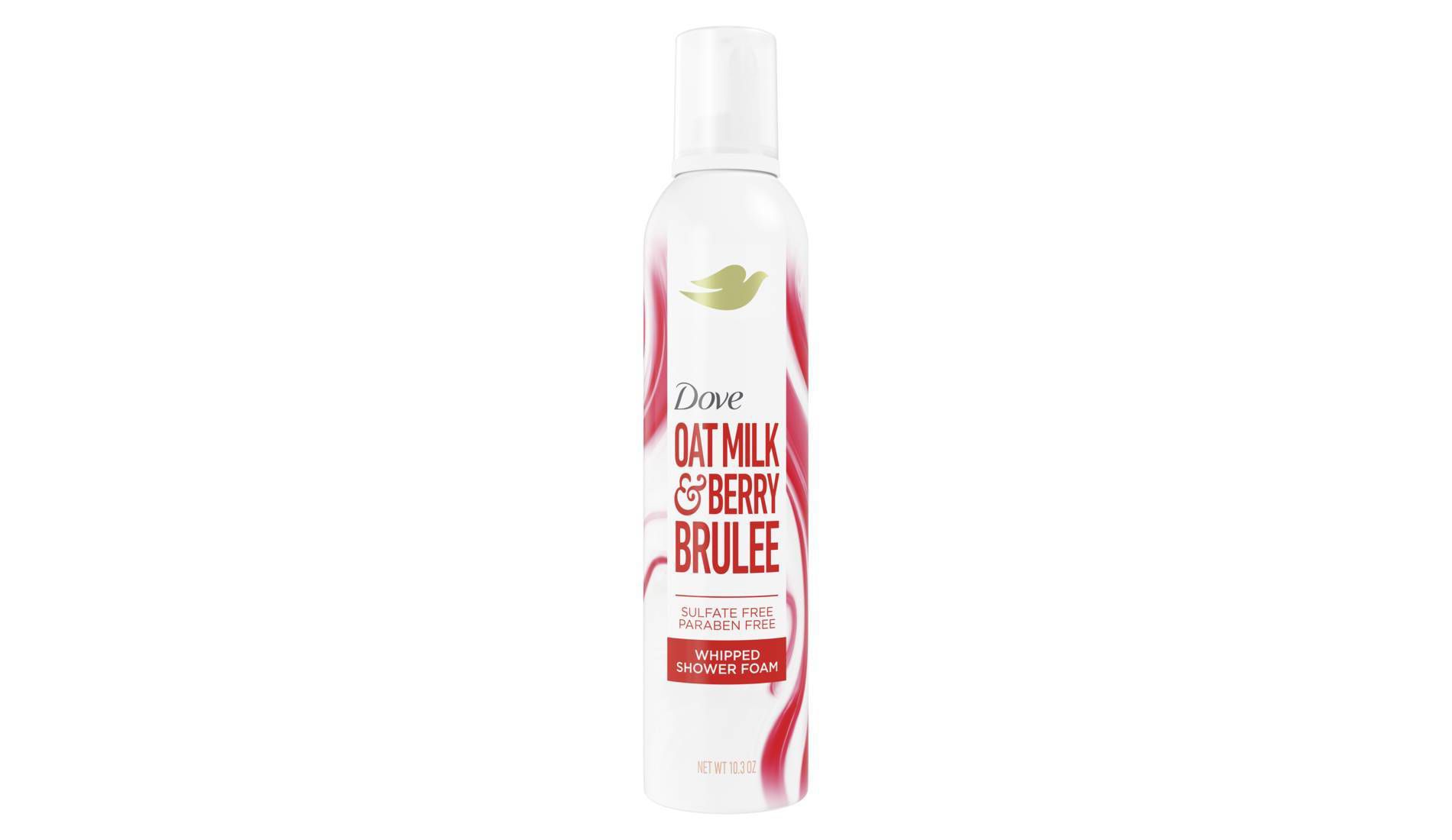 Dove Beauty Whipped Shower Foam - Oat Milk & Berry Brulee - 10.3oz