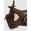 Y2k Shoulder Bag Buckle Western Vintage Hobo Pu Leather Handbags with Coin Purse - 4 of 4