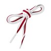 INSPIRE CHIC Women's Color Block Stripe Plastic Tips Flat Shoe Laces 2 Pairs - 3 of 4