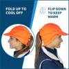 TrailHeads Fleece Ponytail Hat for Women –  Reflective Winter Beanie with Visor for Running, Hiking - 4 of 4