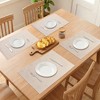 REGALWOVEN Placemats Set of 6 Plastic Placemats for Dining Table Decor - 3 of 4