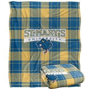 St. Mary'S University Campus Plaid Spirit Silky Touch Super Soft Throw Blanket 50x60 - 1 of 4