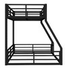 Kumasinova Minimalist Low-Floor Metal Bunk Bed with Full-Length Guardrails, Noise-Reducing Design Black Bed Frame for Kids/Teens/Guest Rooms - 4 of 4