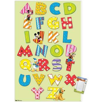 Trends International Disney Mickey Mouse - Alphabet Unframed Wall Poster Prints
