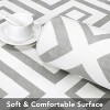 Area Rug 4x6 Boho Geometric Washable Rug Ultra-Soft Indoor Floor Carpet for Living Room Low Pile Non-Slip Backing Bedroom Rug -Grey - 3 of 4