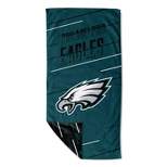 NFL Philadelphia Eagles Splitter Beach Towel with Mesh Bag