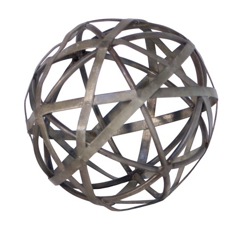 Decorative Metal Galvanized Ball 5 Vip Home Garden Target