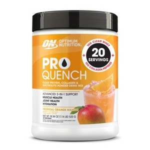 Optimum Nutrition Pro Quench Whey + Collagen Protein Powder, Tropical Orange Mango, 20 Serve - 1 of 4