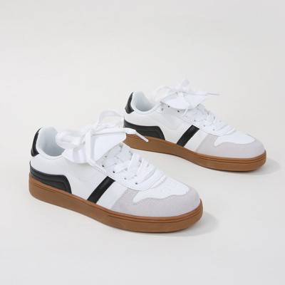 Женские кроссовки BERNESS Women's Lupita Folded Tongue Gum Sole Sneakers White 6 — фото 3