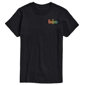Men's - Beatles - Song Titles Collage Short Sleeve Graphic T-Shirt - 1 of 4