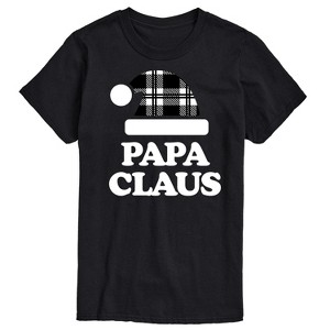 Men's - Instant Message - Papa Claus Christmas Short Sleeve Graphic T-Shirt - 1 of 4