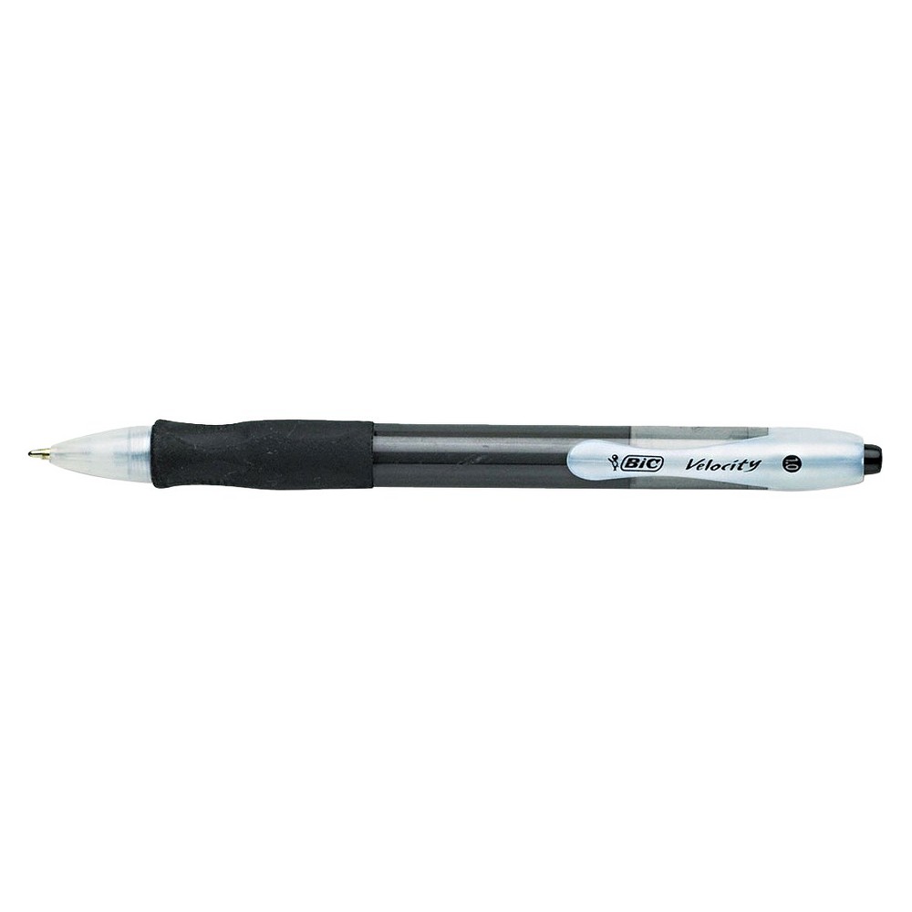UPC 070330162648 product image for BIC Velocity Ballpoint Retractable Pen, Medium- Black Ink (12 per Pack) | upcitemdb.com