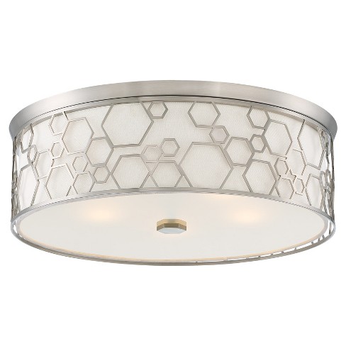 Minka Lavery 1845 L Led 20 Wide Flush Mount Drum Ceiling Light