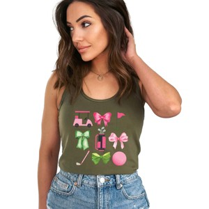 Simply Sage Market Golf Icons Coquette Racerback Tank - 1 of 3