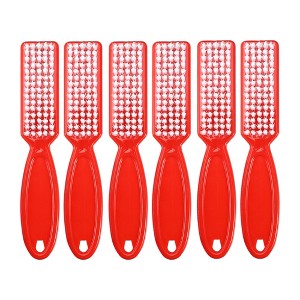 Unique Bargains Plastic Fingernail Cleaner Nail Brush 6 Pcs - 1 of 4