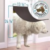 Evergreen Pet Supplies Large Replacement Dog Door Flap - Fits Petsafe Freedom - Flexible Doggy Door Flap for Small, Medium, and Large Dogs and Cats - Weather Resistant and Easy to Install - 3 of 4