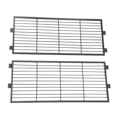 0.75" Set of 2 Extra Storage Shelf Metal Extensions - Breighton Home